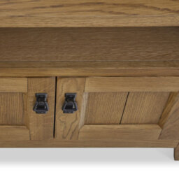Broadway Oak 125Cm Tv Corner Unit - Fully Assembled By Roseland Furniture - thumbnail 9
