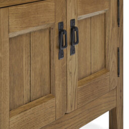 Broadway Oak 125Cm Tv Corner Unit - Fully Assembled By Roseland Furniture - thumbnail 6