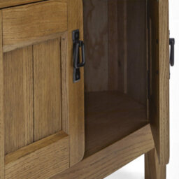 Broadway Oak 125Cm Tv Corner Unit - Fully Assembled By Roseland Furniture - thumbnail 7