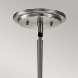Luminosa Lighting Luminosa Hinkley Somerset Globe Pendant Ceiling Light Brushed Nickel - thumbnail 3