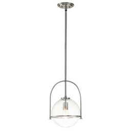 Luminosa Lighting Luminosa Hinkley Somerset Globe Pendant Ceiling Light Brushed Nickel - thumbnail 1