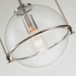 Luminosa Lighting Luminosa Hinkley Somerset Globe Pendant Ceiling Light Brushed Nickel - thumbnail 2