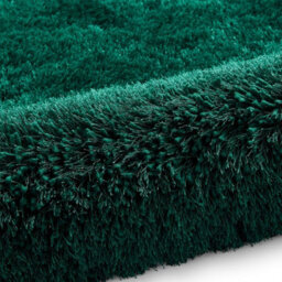 Jewel Green Shaggy Plain Modern Easy To Clean Rug For Living Room And Bedroom-60Cm X 120Cm - thumbnail 3