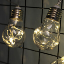 Gardenwize Garden Outdoor 2M Solar Micro Led Bulb String Fence Fairy Lights (10 Piece) - thumbnail 2