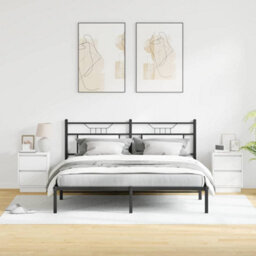 Berkfield Modern Bedside Cabinets With Led Lights 2 Pcs White 39X34.5X50 Cm - thumbnail 4
