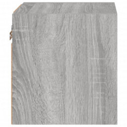 Walplus Tv Wall Cabinet With Led Lights Grey Sonoma 30X28.5X30 Cm - thumbnail 9