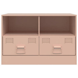 Berkfield Sturdy Tv Cabinet Pink 67X39X44 Cm Steel - thumbnail 6