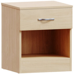 Lassic Vida Design Riano Pine 1 Drawer Bedside Chest (H)470mm (W)400mm (D)360mm - thumbnail 8