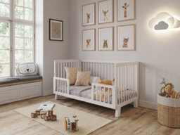 Love For Sleep Alexander  Cot Bed 140X70Cm With Barrier - thumbnail 4