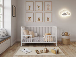 Love For Sleep Alexander  Cot Bed 140X70Cm With Barrier - thumbnail 3