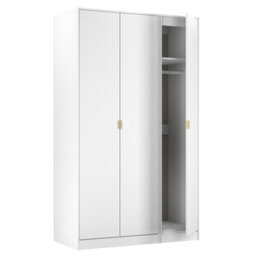 Bexley 3 Door Wardrobe (Ready Assembled) In White Matt - thumbnail 6
