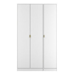 Bexley 3 Door Wardrobe (Ready Assembled) In White Matt - thumbnail 1