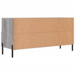 Berkfield Sturdy Tv Cabinet Grey Sonoma 102X36X50 Cm Engineered Wood - thumbnail 8