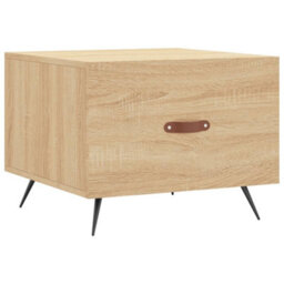 Berkfield Coffee Table Sonoma Oak 50X50X40 Cm Engineered Wood - thumbnail 2