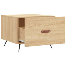 Berkfield Coffee Table Sonoma Oak 50X50X40 Cm Engineered Wood - thumbnail 6
