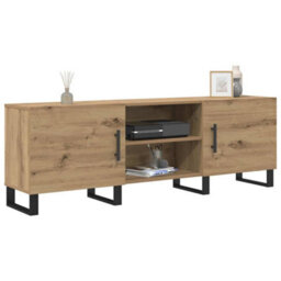 Berkfield Modern Tv Cabinet 150 X 30 X 50 Cm Engineered Wood - thumbnail 3