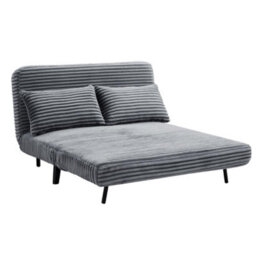 Home Detail Cornflower Double Sofa Bed, Grey Jumbo Teddy Cord - thumbnail 4