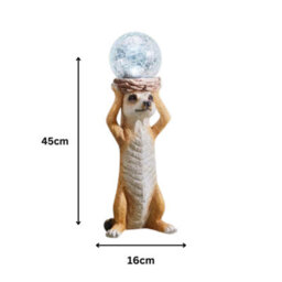 Marco Paul Colour Changing Meerkat Solar Garden Ornament - thumbnail 4