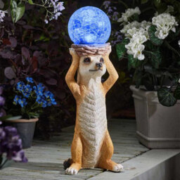 Marco Paul Colour Changing Meerkat Solar Garden Ornament - thumbnail 2