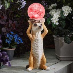 Marco Paul Colour Changing Meerkat Solar Garden Ornament - thumbnail 3