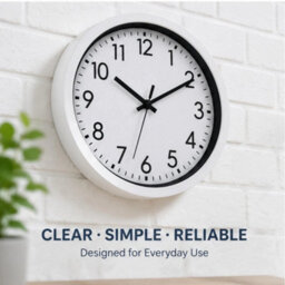 Round Wall Clock Simple Bedroom Kitchen - thumbnail 3