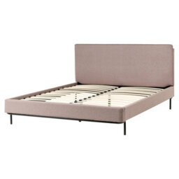 Beliani Bed Fabric Corio 160 X 200 Cm (Eu King Size) Taupe - thumbnail 4