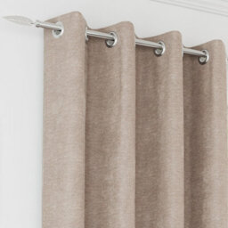 Enhanced Living Knightsbridge 100% Blackout, Thermal Sand Curtains With Eyelet Header (Pair) - 90X90 Inch (229X229Cm) - thumbnail 2