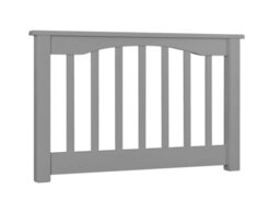 Save On Goods UK 5Ft King Size Grey Wood Finish Solid,chunky Headboard Bed Head End Board - thumbnail 2