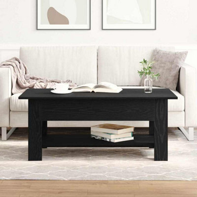 Walplus Coffee Table Black Oak 102 X 55 X 42 Cm Engineered Wood - image 1