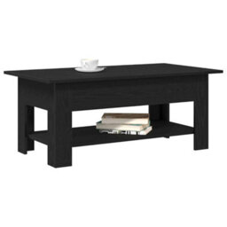 Walplus Coffee Table Black Oak 102 X 55 X 42 Cm Engineered Wood - thumbnail 3
