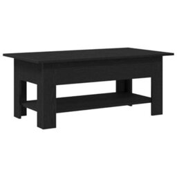 Walplus Coffee Table Black Oak 102 X 55 X 42 Cm Engineered Wood - thumbnail 7