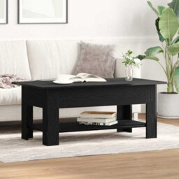 Walplus Coffee Table Black Oak 102 X 55 X 42 Cm Engineered Wood - thumbnail 4