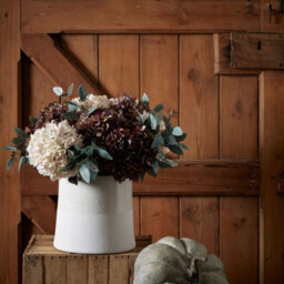 Wyld Haus Set Of 3 Artificial Flowers Autumn Coffee Hydrangea Stems - thumbnail 4