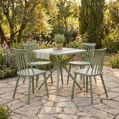 Kyra French Grey Outdoor Dining Chair Elegant & Weather Resistant - image 1