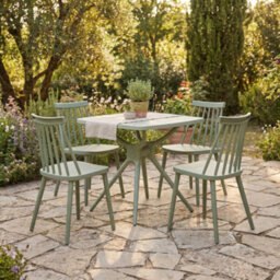 Kyra French Grey Outdoor Dining Chair Elegant & Weather Resistant