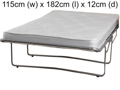 Save On Goods UK Pocket Spring, Metal Action Replacement Sofabed Sofa Bed Settee Spring, 2 Fold,sprung Mattress (115Cm (W) X 182Cm (L) X 12Cm (Th)) - image 1