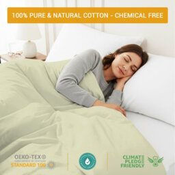 Pamposh 400 Thread Count Egyptian Cotton Super King Size Duvet Cover Set Premium Cotton Luxury Bedding Set With Zipper Closure - thumbnail 8