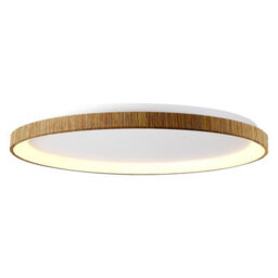 Luminosa Lighting Luminosa Niseko Ring Ceiling 90Cm 78W Led, 3000K, 6200Lm, Wood, 3Yrs Warranty - thumbnail 1