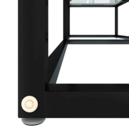 Berkfield Tv Cabinet White Marble 140X40X40.5 Cm Tempered Glass - thumbnail 6