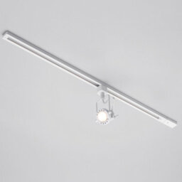 Litecraft Greenwich White 1 Head 1M Straight Kitchen Ceiling Light With Led Bulbs - thumbnail 2