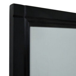 Wyld Haus Leaning Window Pane Wall Mirror Black Wood Frame 1700 X 1120 mm - thumbnail 3