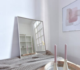 Nielsen Arlott Aluminium Rectangular Wall Mirror, White Oak, 50 X 70Cm - thumbnail 4