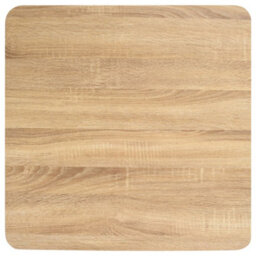 Berkfield Bistro Table Light Brown 60X60 Cm Mdf - thumbnail 4