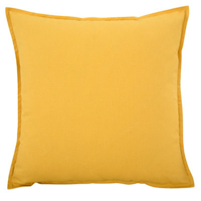 GoodHome Hiva Yellow Indoor Cushion, (L)45Cm X (W)45Cm - image 1