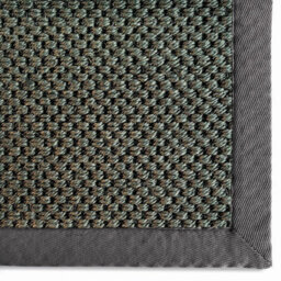 Dark Grey Rug, Easy To Clean Rug With 8mm Thickness, Plain Bordered Rug For Bedroom, & Dining Room-120Cm X 170Cm - thumbnail 3