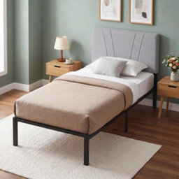 3Ft Single Bed Frame With Upholstered Headboard And Underbed Storage - thumbnail 6