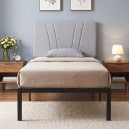 3Ft Single Bed Frame With Upholstered Headboard And Underbed Storage - thumbnail 2