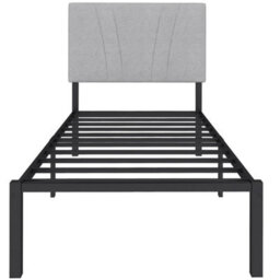 3Ft Single Bed Frame With Upholstered Headboard And Underbed Storage - thumbnail 1