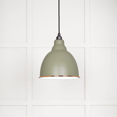 From the Anvil White Gloss Brindley Pendant In Tump - image 1