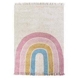 Beliani Kids Rug Tatarli Multicolour 140 X 200 Cm Cotton